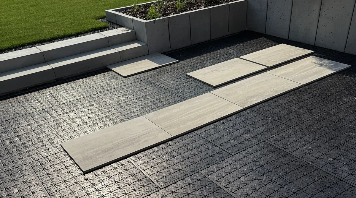 układanie płyt ceramicznych na podkładach fastbase.webp